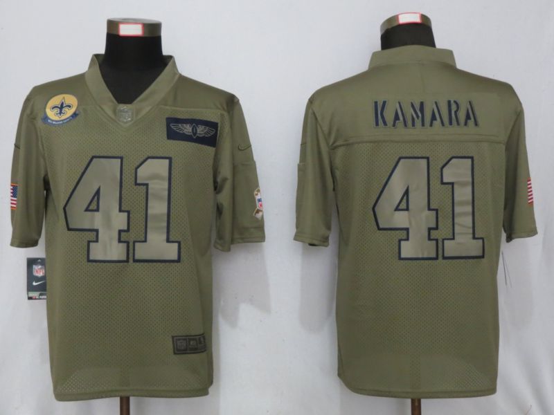 Men New Orleans Saints #41 Kamara Nike Camo 2019 Salute to Service Limited NFL Jerseys